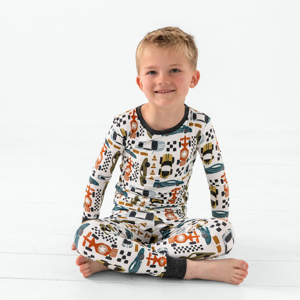 Fast Lane Two-Piece Pajama Set